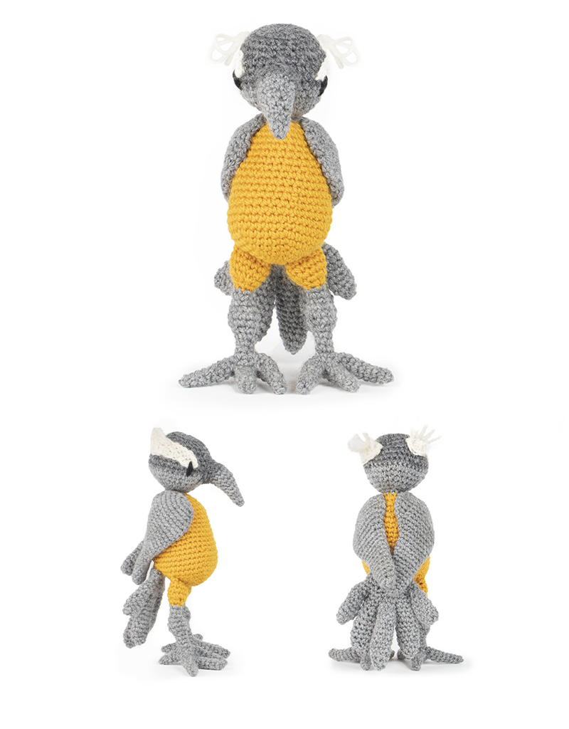toft ed's animal Talulah the bananaquit amigurumi crochet